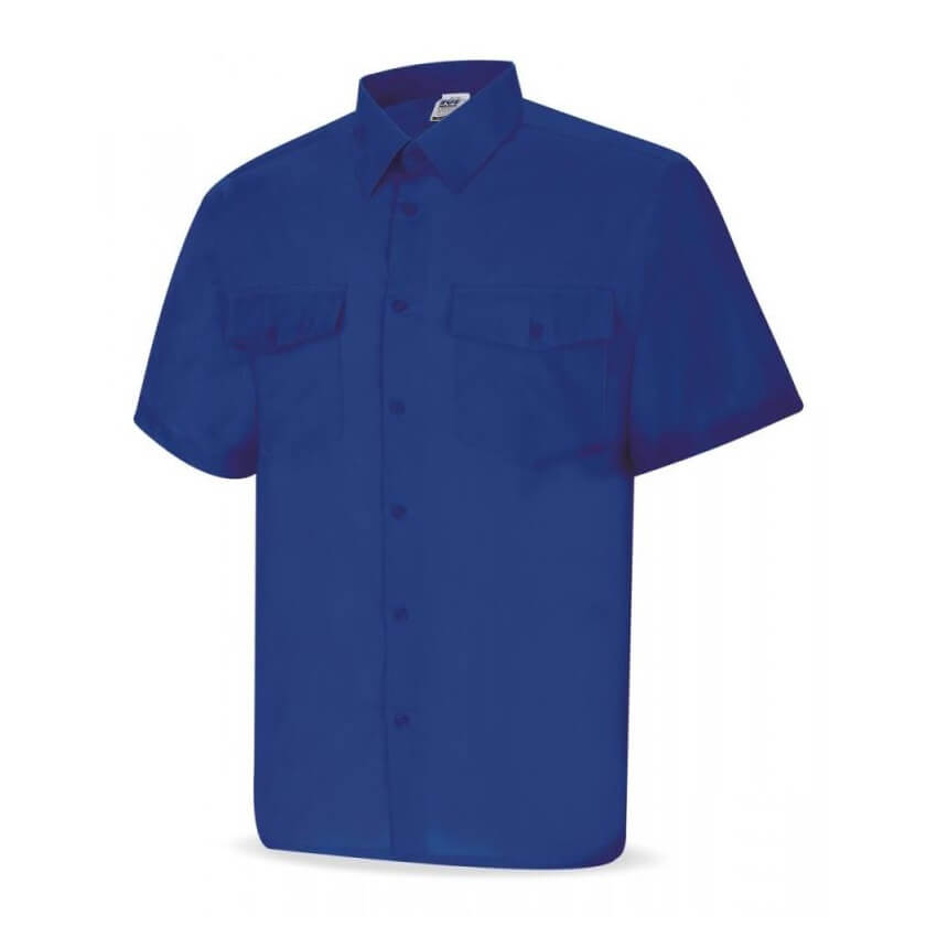 Camisa manga corta tergal azulina 388-CAMC - Referencia 388-CAMC